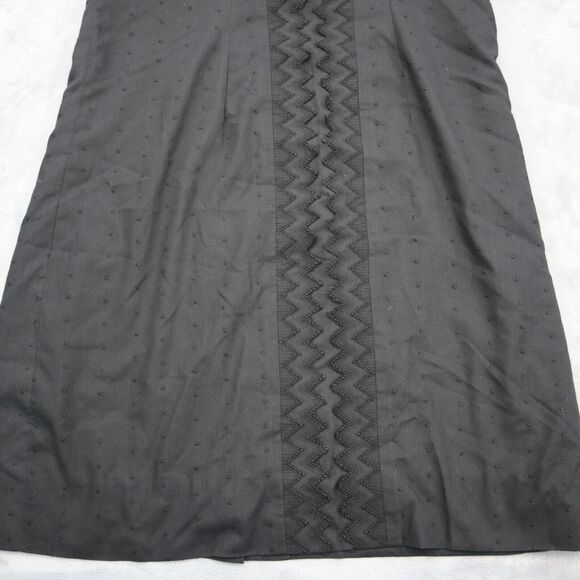 Utah Tailoring Designer Dress Womens Black Short Sleeve Square Neck Outwear - Picture 11 of 16